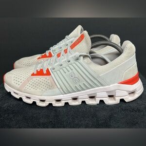 On Cloud Cloudswift Running Sneakers Men’s Size 9.5 Alloy Flame Shoes
